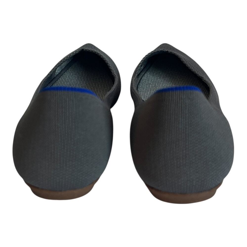 Rothy’s Point Toe Gray Ballet Slip On Flats Size 6.5 - Picture 2 of 11